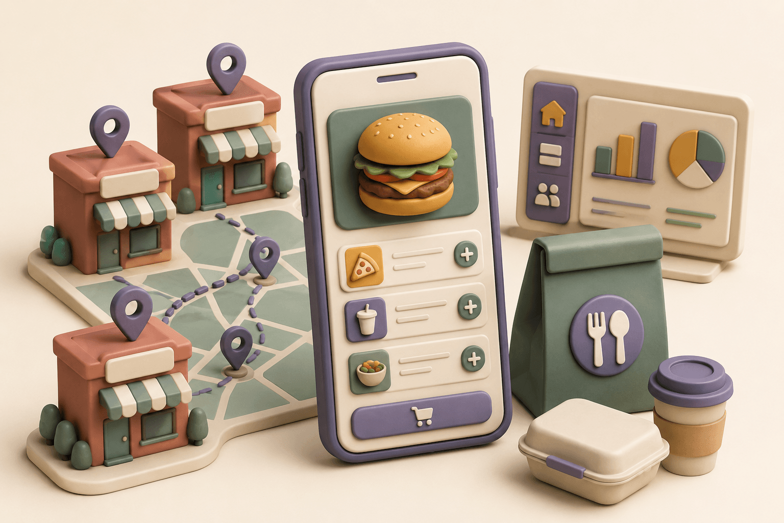 Multi-Location Restaurant Ordering App